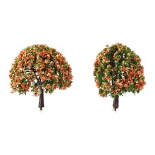 Jordania Maket Ağaç Maketi 2’li 8 cm Çiçekli N:301680G - 2