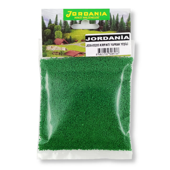 Jordania Maket Kırpıntı Sünger 25 gr Yaprak Yeşili 05205 - 1