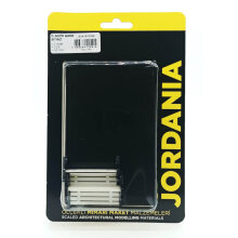 Jordania Maket Plastik Bank Beyaz 1:25 Ölçek 52 mm 2'li JE04-BY0254 - Jordania