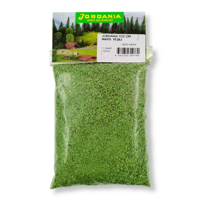 Jordania Maket Zemin Toz Çim 50 gr Mayıs Yeşili 04105 - 1
