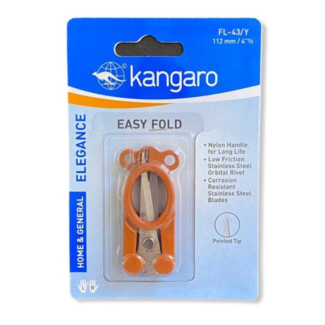 Kangaro Elegance Makas 112 mm Turuncu FL43 - 1