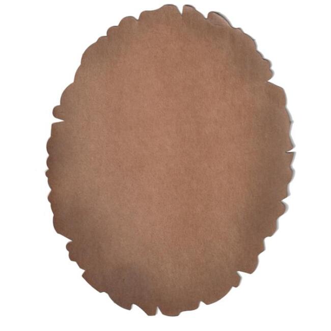 Karin Aharlı Kağıt Açık Kahve Oval 15X20Cm - 2