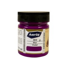 Karin Ebru Boyası 105 ml Mor 303 - Karin