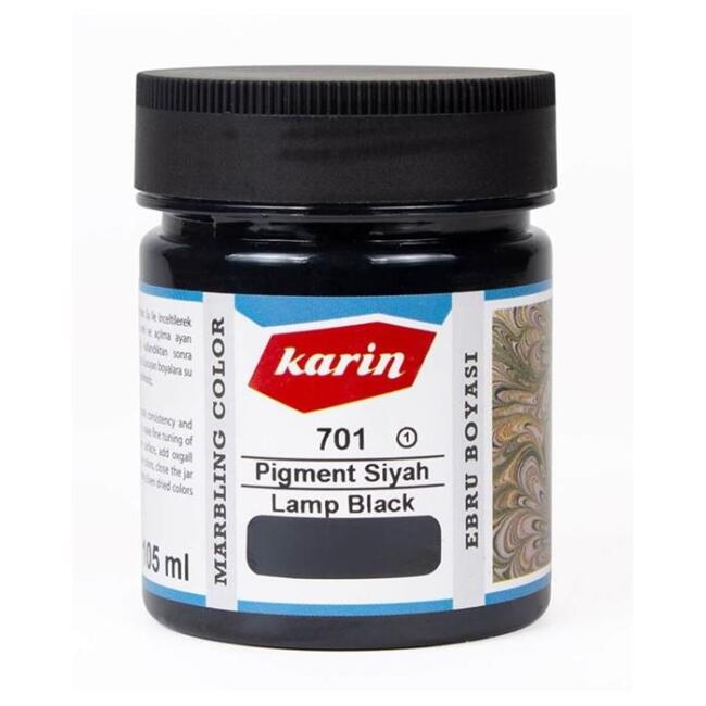 Karin Ebru Boyası 105 ml Pigment Siyah - 1