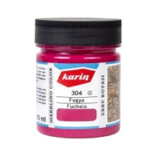 Karin Ebru Boyası 105 ml S:304 Fuşya - Karin