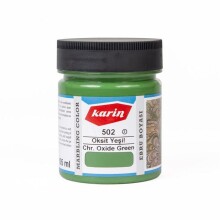 Karin Ebru Boyası 105 ml S:502 Oksıt Yeşil - KARİN