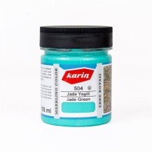 Karin Ebru Boyası 105ml - Jade Yeşili 504 - KARİN
