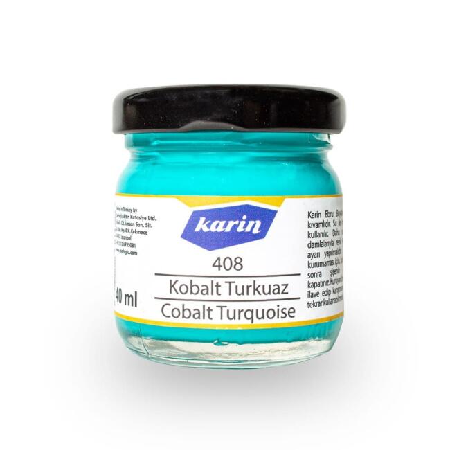 Karin Ebru Boyası 40Ml S:408 Kobalt Turkuaz - 1
