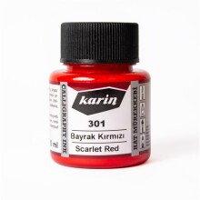 Karin Hat Mürekkebi 45 ml Bayrak Kırmızı 301 - KARIN