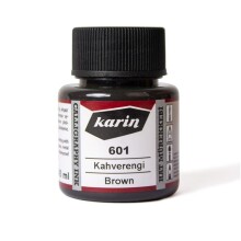 Karin Hat Mürekkebi 45 ml Kahverengi 601 - Karin