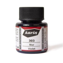 Karin Hat Mürekkebi 45 ml Mor 303 - Karin