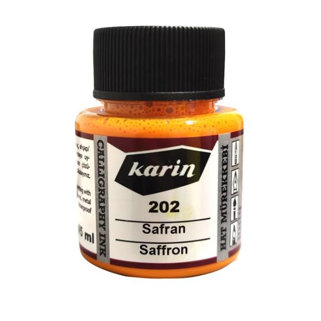 Karin Hat Mürekkebi 45 ml Safran 202 - 1