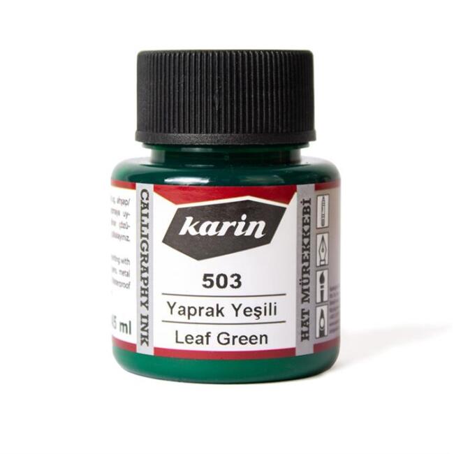 Karin Hat Mürekkebi 45 ml Yaprak Yeşili 503 - 1