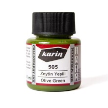 Karin Hat Mürekkebi 45 ml Zeytin Yeşili 505 - Karin