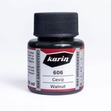 Karin Hat Mürekkebi 45 ml Ceviz 606 - Karin