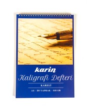 Karin Kaligrafi Defteri Kareli A4 110 gr 50 yp. - KARİN