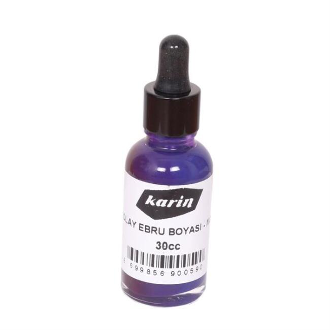 Karin Kolay Ebru Boyası 30ml - Mor - 1