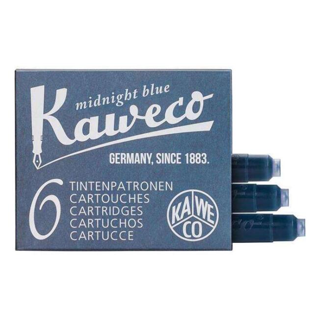 Kaweco Mavi Siyah Kartuş 6lı - 1