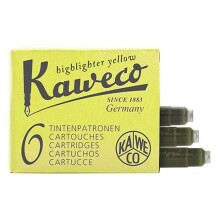 Kaweco Neon Sarı 6Lı Kartuş - Kaweco