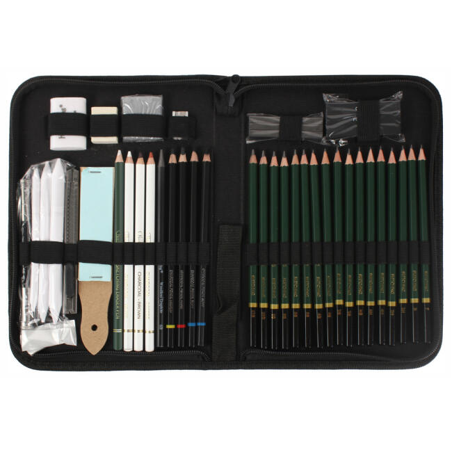 Keep Smiling Karakalem Eskiz Seti 42 Parça SMTZ-0042 - 2