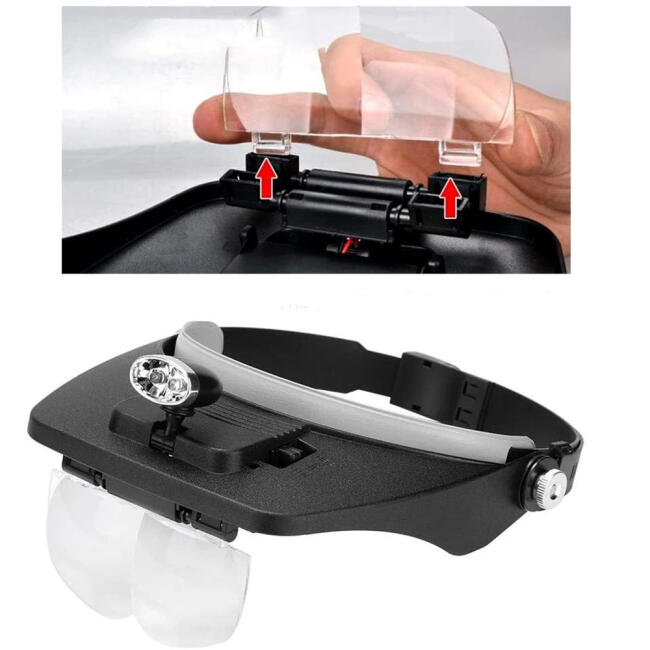 Kembs Işıklı Kafa Büyüteç N:81001-A1 - 2