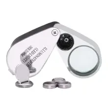 Kembs Metal Işıklı Lup Büyüteç 30X Büyütme 21 mm Mercek BYT-2107 - 3