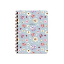 Keskin Color Defter Çiçek Çizgili 16,5x22,5cm 80 Yaprak 324621-99 - KESKIN COLOR