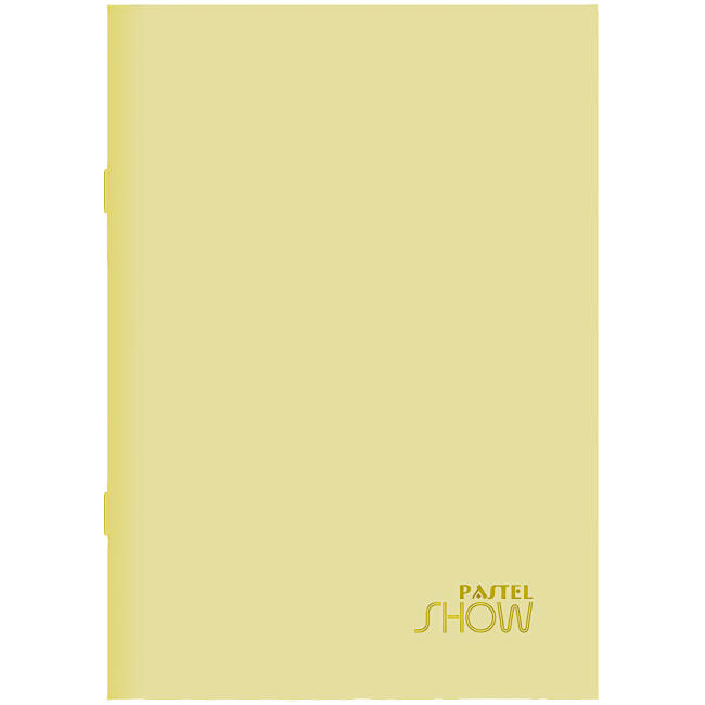 Keskin Color Pastel Show Sarı Çizgili Defter A4 40 Yaprak 324601-99 - 1