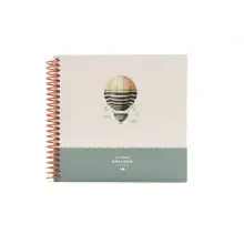Keskin Color La Plume Balloon Light Paper Sert Kapak Çizgili Not Defteri 16x15 cm 50 Yaprak JT10879 - 3