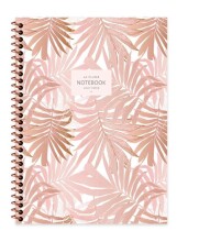 Keskin La Plume Leaves Defter 16.5x22.5 cm 80 Yaprak Kareli 385242-99 - Keskin Color