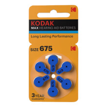 Kodak 675 İşitme Cihazı Pili 6’lı N - Kodak