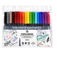 Koh-i-Noor 0,3 mm Fineliner Kalem Seti 18’li - Koh-i-Noor