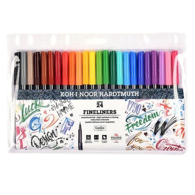 Koh-i-Noor 0.3 mm Fineliner Kalem Seti 24’lü - 1