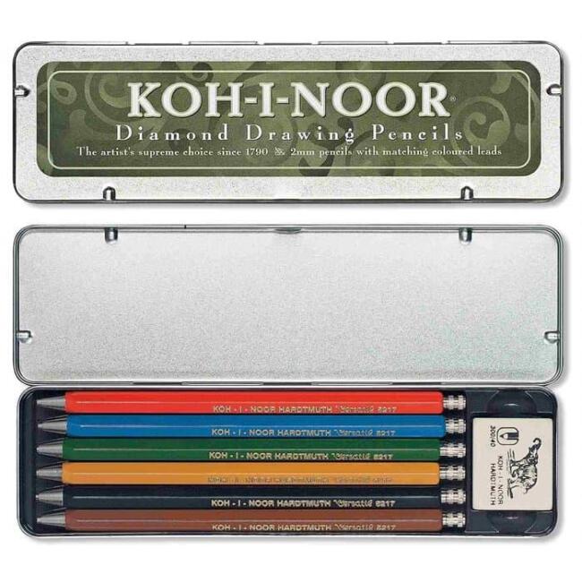 Koh-i-Noor 6’lı Versatil Kalem Seti Diamond Drawing Pencils - 1