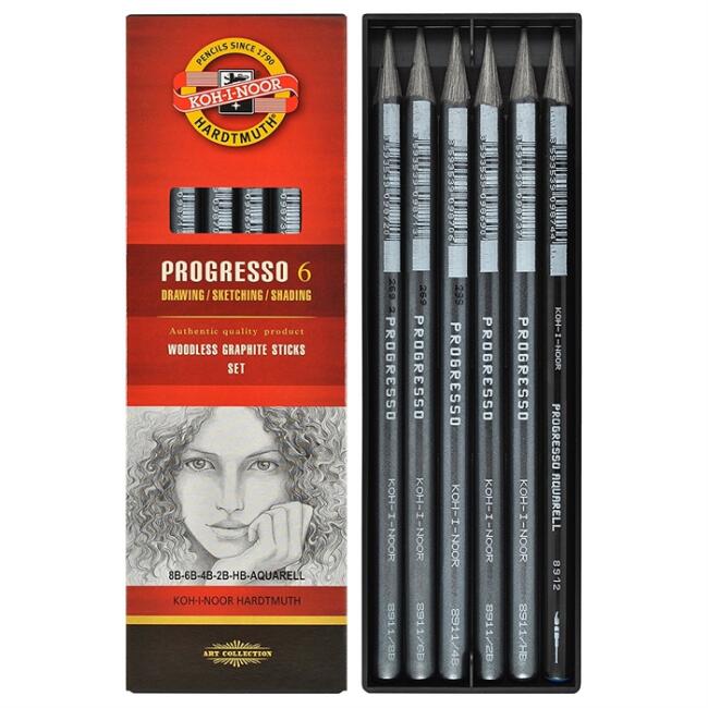 Koh-i-Noor Progresso Grafit Kalem Seti 6’lı 8915 - 1