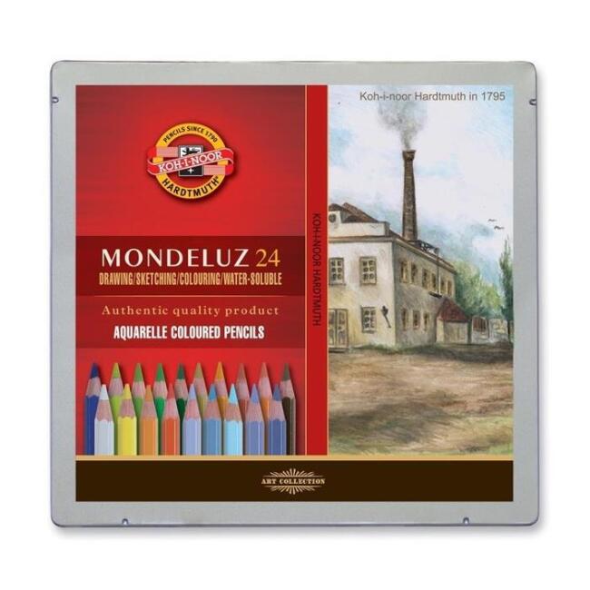 Koh-i-Noor Modeluz Aquarell Manzara Tonları Sulu Boya Kalem Seti 24’lü 3724 - 1