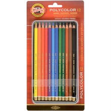 Koh-i-Noor Polycolor Kuru Boya Kalemi Seti 12’li - Koh-i Noor