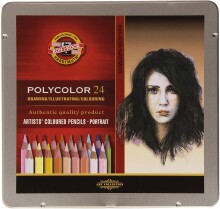 Koh-i-Noor Polycolor Kuru Boya Kalem Seti 24’lü Portrait Colours - 2