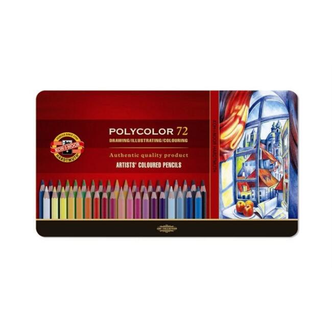Koh-i-Noor Polycolor Kuru Boya Kalem Seti 72’li - 1