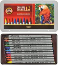 Koh-i-Noor Progresso Aquarell Sulu Boya Kalemi Seti 12'li 8782 - Koh-i Noor