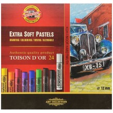 Koh-i-Noor Toison D’or Extra Soft Pastel 24’lü Set - Koh-i Noor