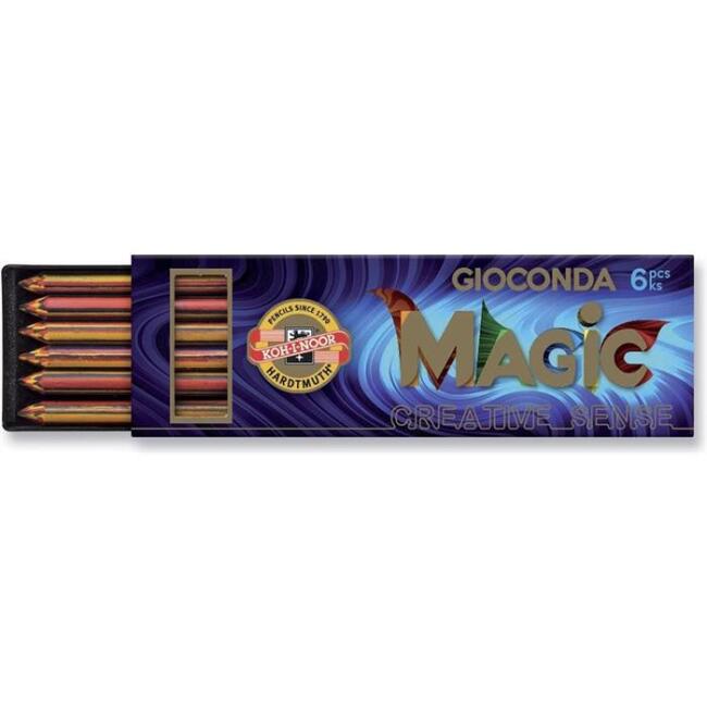 Koh-i-Noor Gioconda 5.6 mm Portmin Yedek Uç Seti 6’lı Sihirli Boya - 1