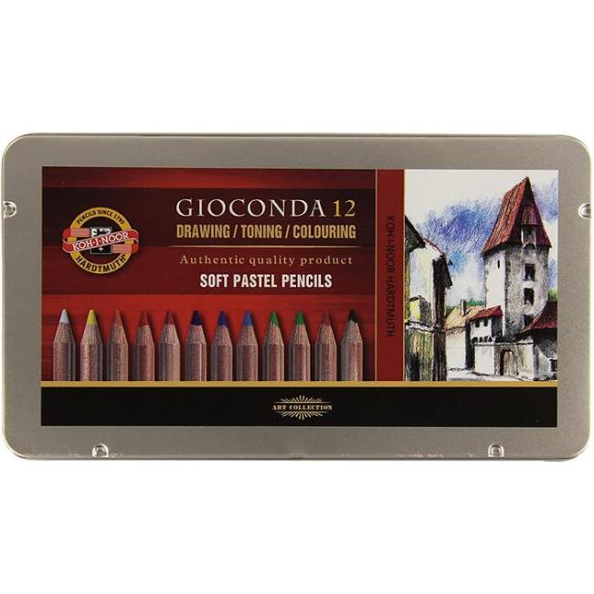 Koh-i-Noor Gioconda Soft Pastel Boya Seti 12’li 8827 - 1