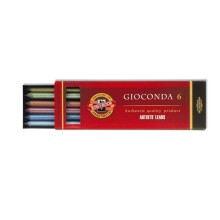 Koh-i-Noor Portmin Kalem Yedeği 5,6 mm Metalik Renkler 6’lı - 1