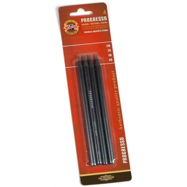 Koh-i-Noor Progresso Graphite Kalem Seti 4’lü 8914 - 1