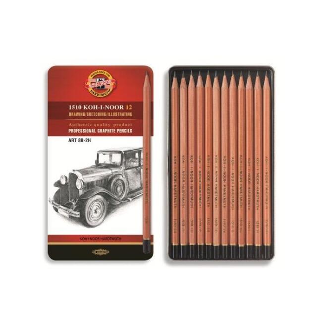 Koh-i-Noor Graphite Dereceli Kurşun Kalem Seti 12’li - 1