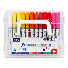 Kraf Akrilik Marker Seti 36 Renk - 1