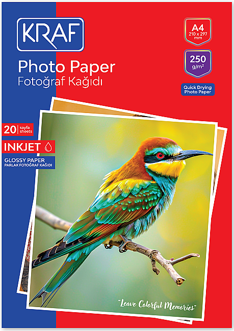 Kraf Fotoğraf Kağıdı A4 250gr 20yp - 1