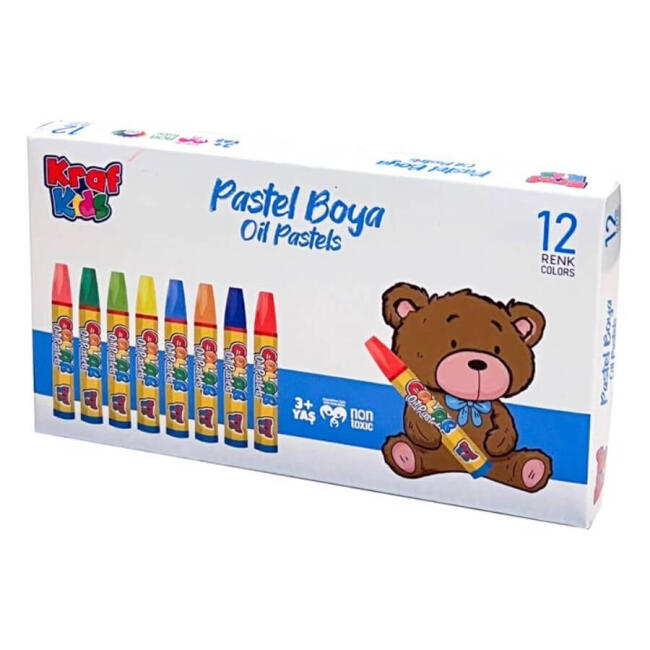 Kraf Kids Pastel Boya Seti 12'li KK515 - 1