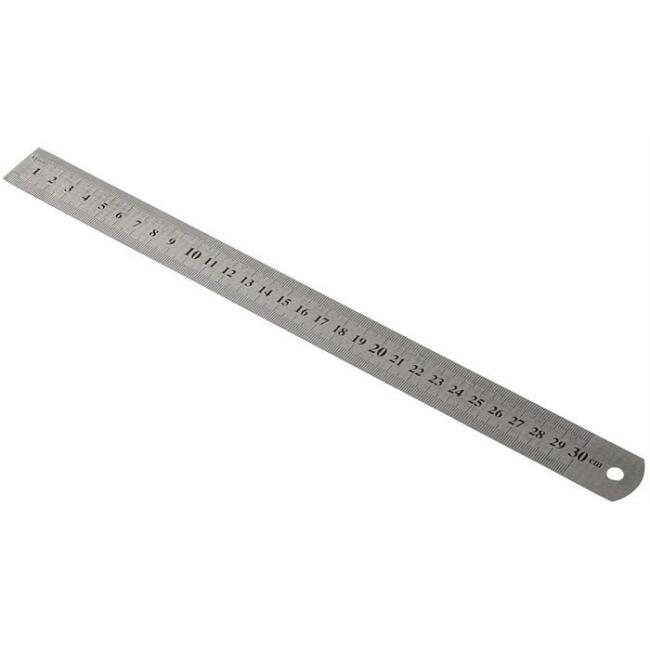 Kraf Metal Çelik Cetvel 30 cm N:530G - 1
